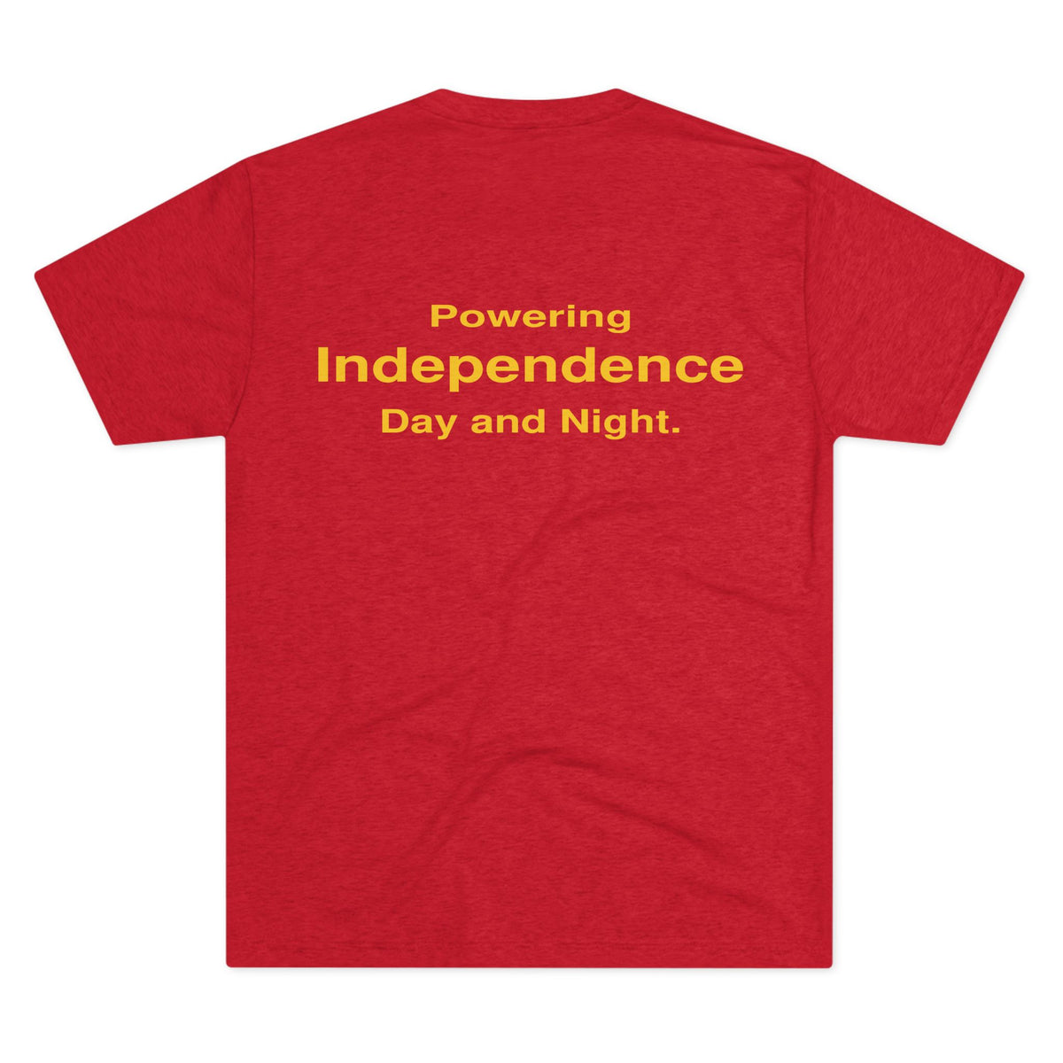 Nox Lux Energy LLC Powering Independence Tri-Blend T-Shirt