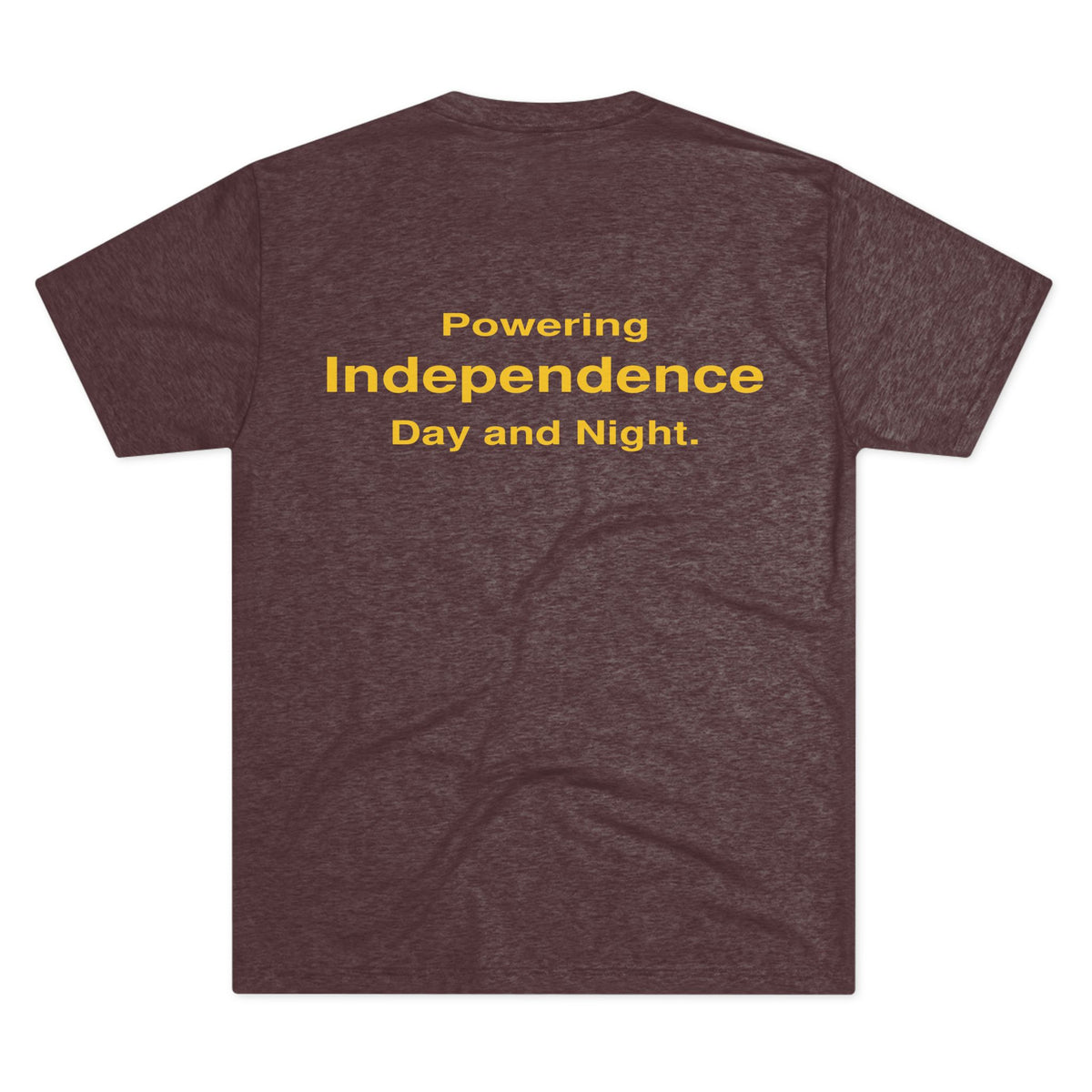 Nox Lux Energy LLC Powering Independence Tri-Blend T-Shirt