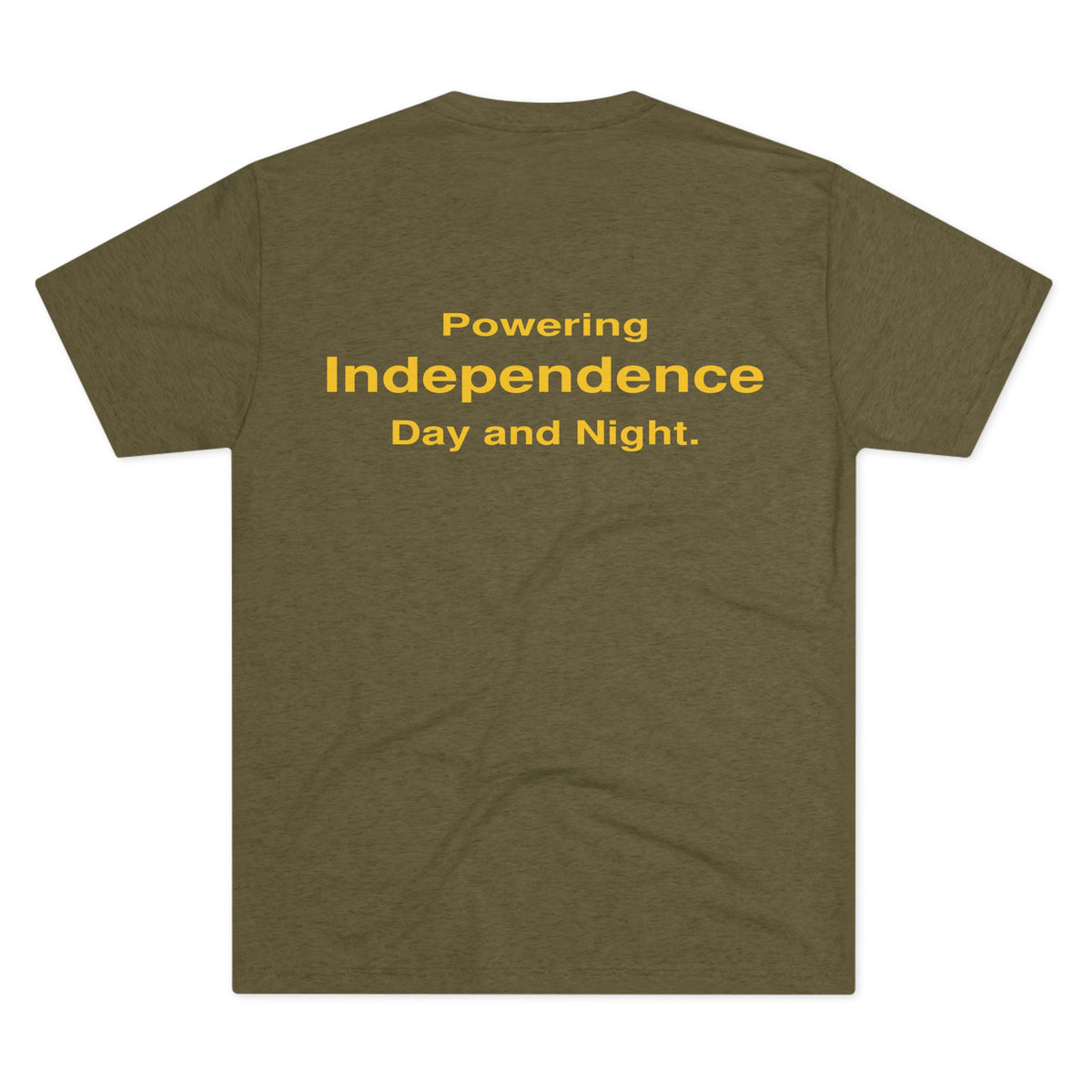 Nox Lux Energy LLC Powering Independence Tri-Blend T-Shirt