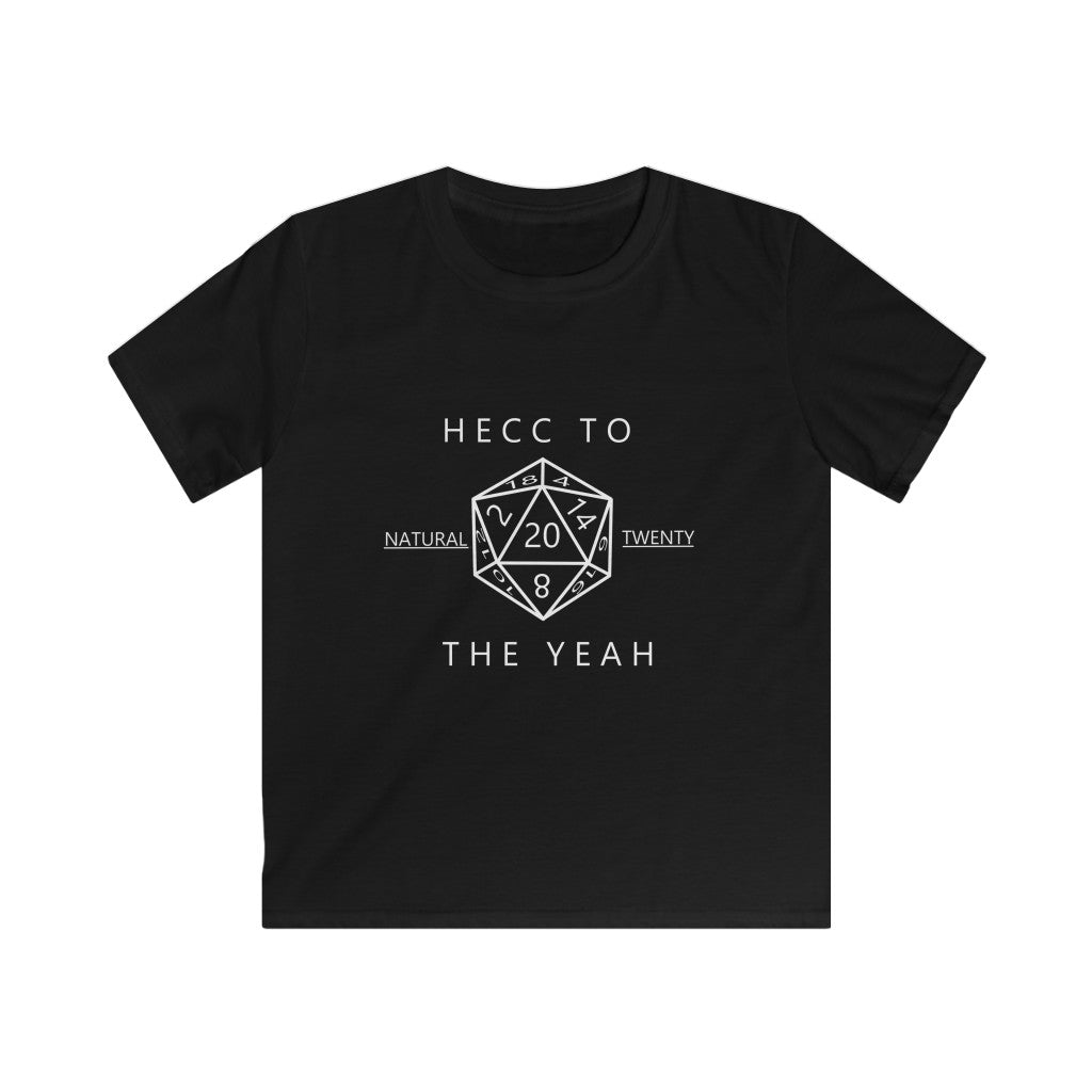 Hecc to the Yeah - Kids Softstyle Tee