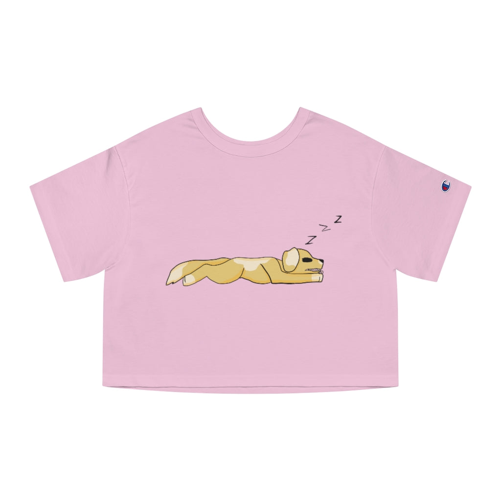 Sleepy Puppies Cropped T-Shirt