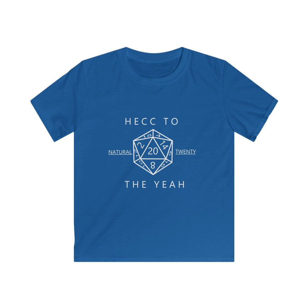 Hecc to the Yeah - Kids Softstyle Tee