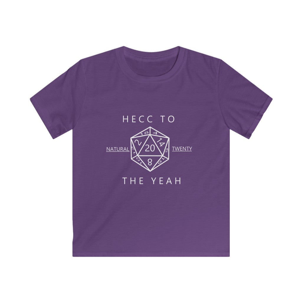 Hecc to the Yeah - Kids Softstyle Tee