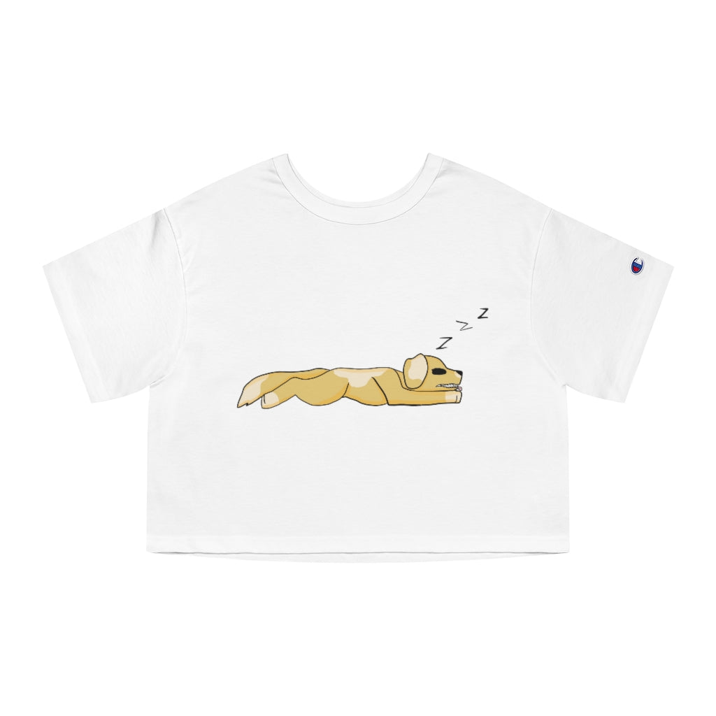 Sleepy Puppies Cropped T-Shirt