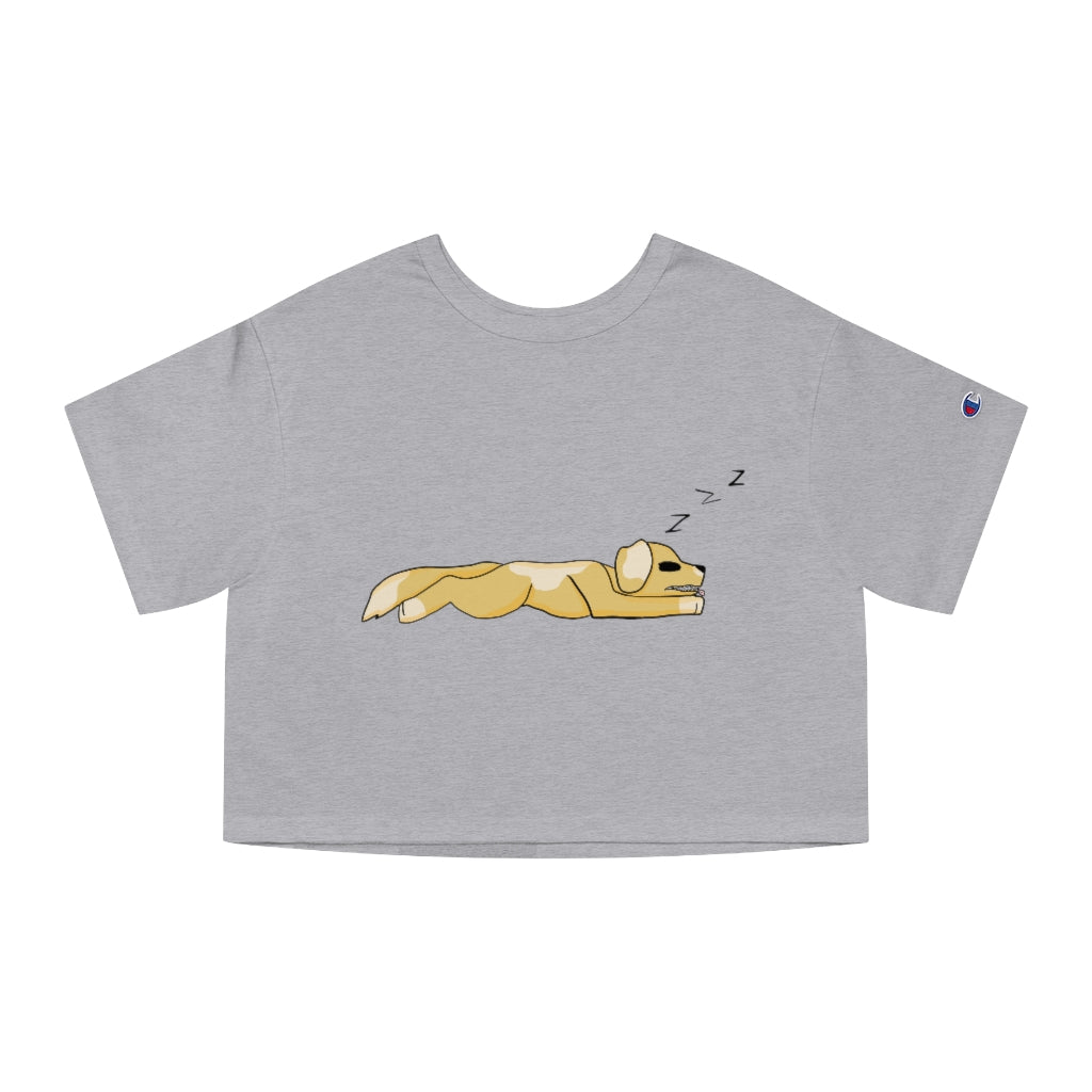 Sleepy Puppies Cropped T-Shirt