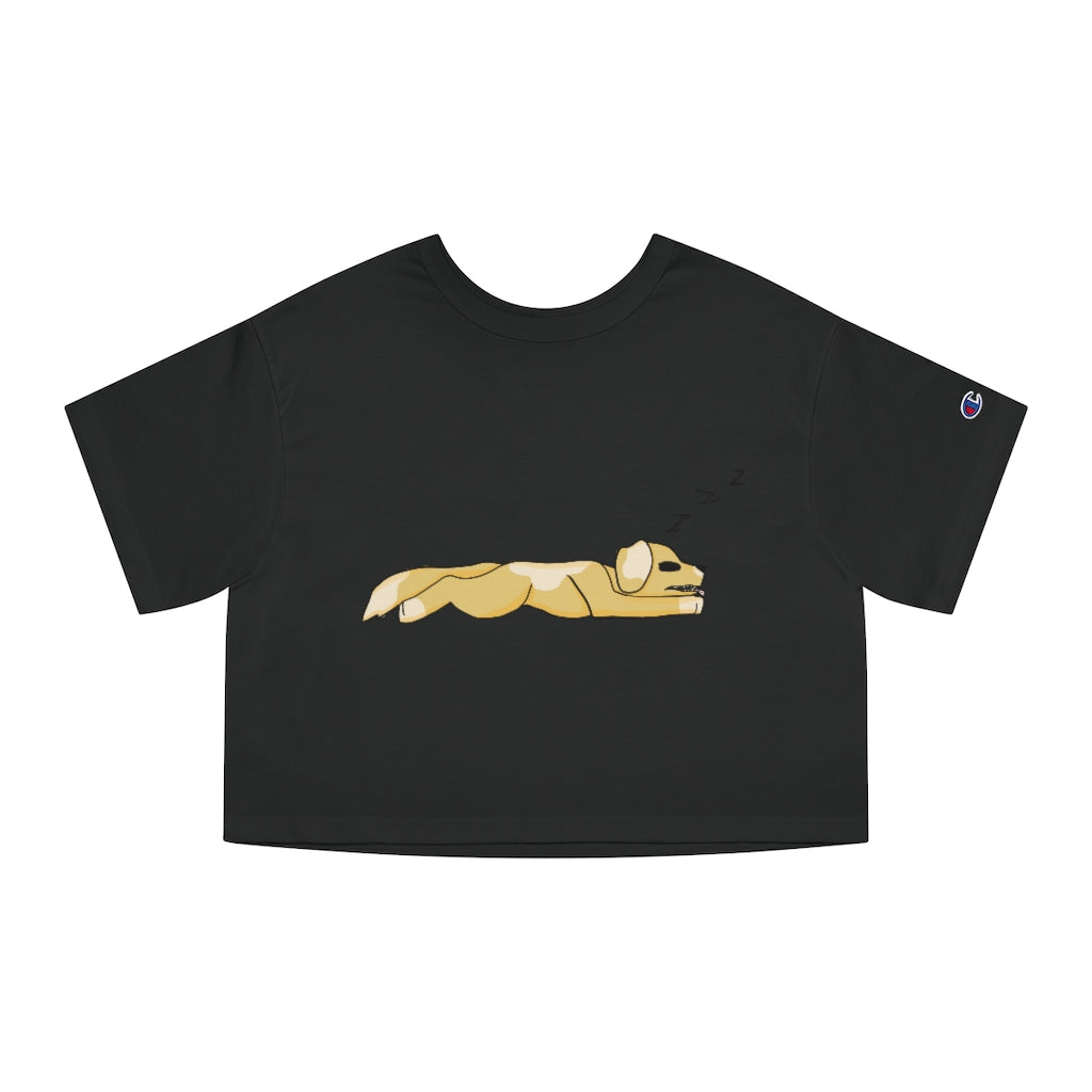 Sleepy Puppies Cropped T-Shirt