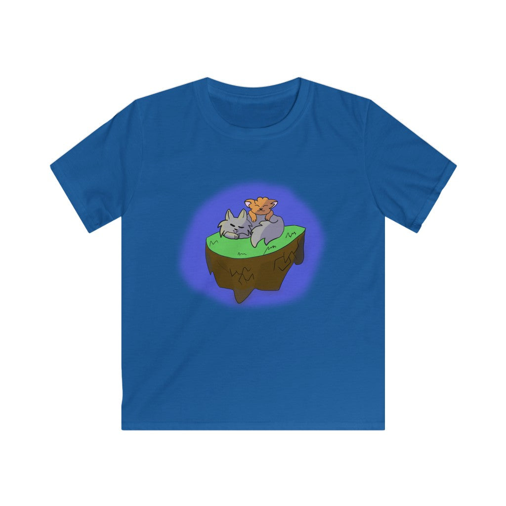 Sleepy Kitties - Kids Softstyle Tee