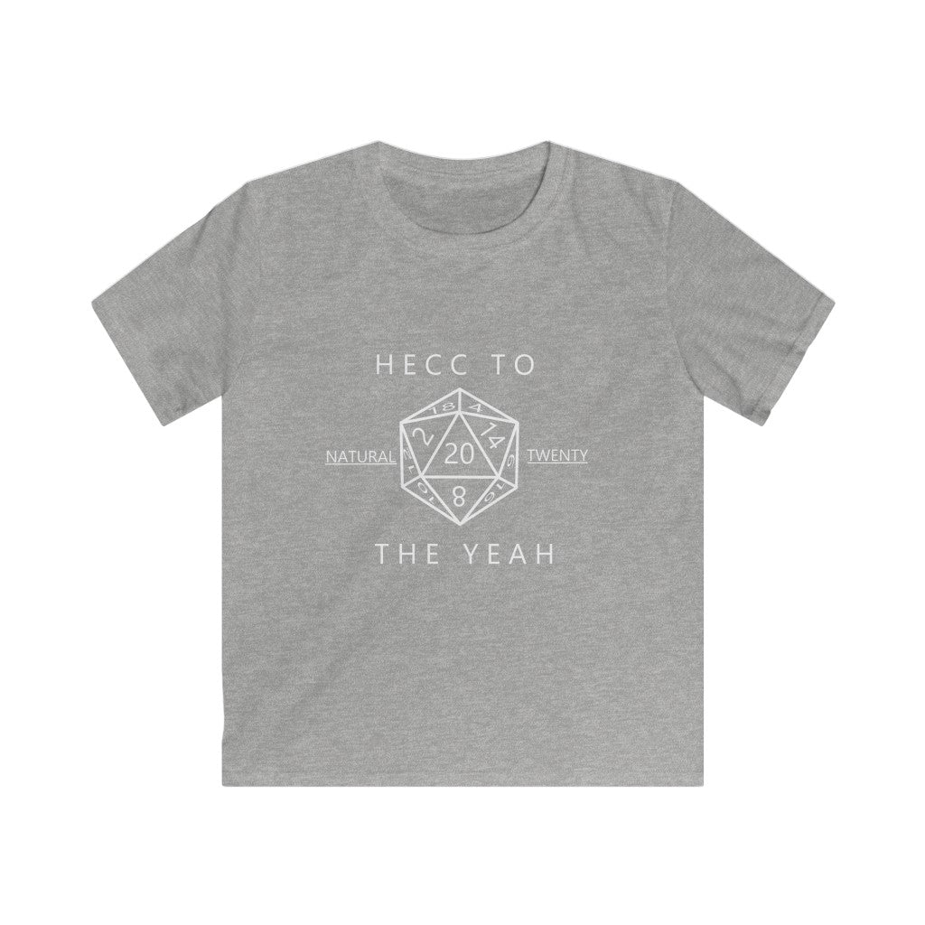 Hecc to the Yeah - Kids Softstyle Tee