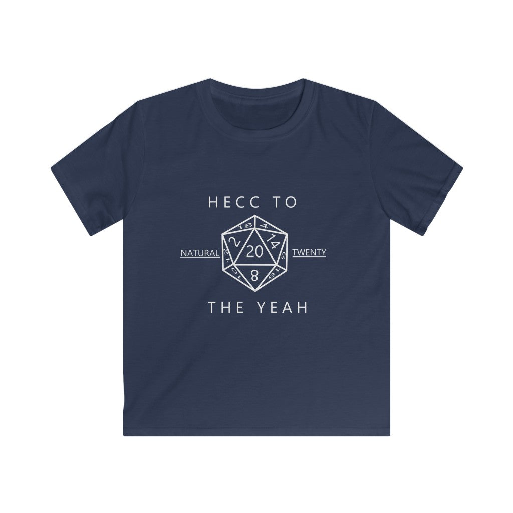 Hecc to the Yeah - Kids Softstyle Tee