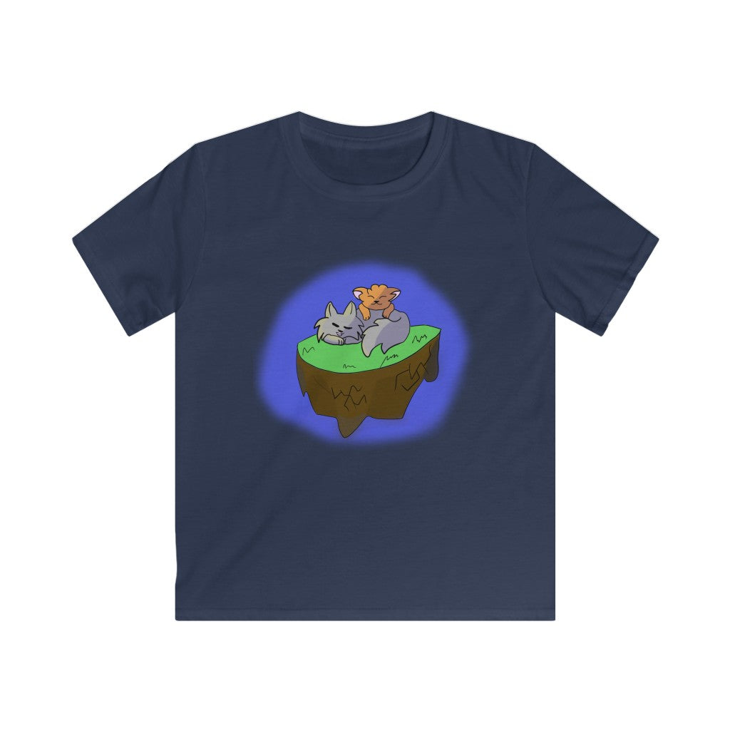 Sleepy Kitties - Kids Softstyle Tee